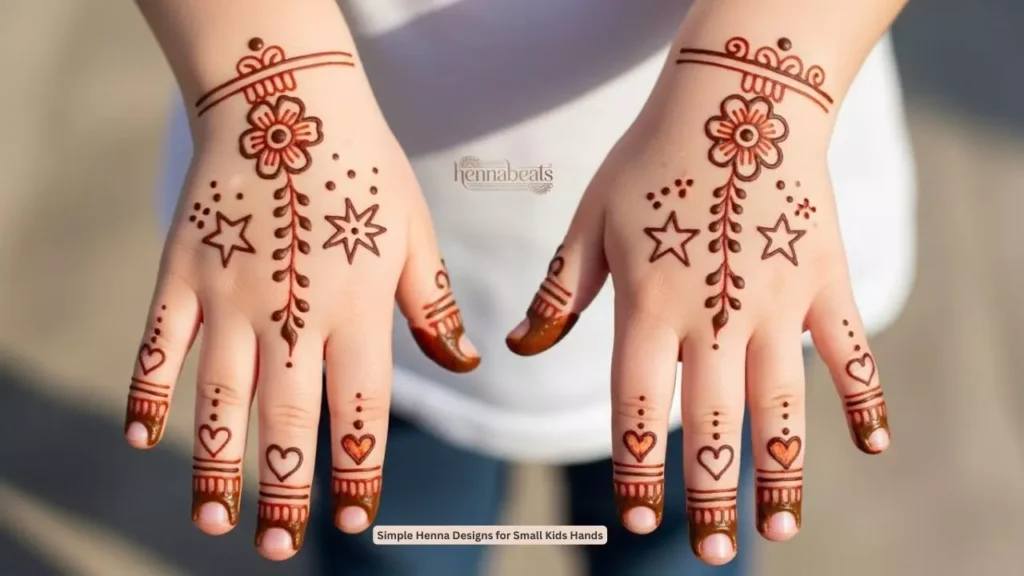 Simple Henna Designs for Small Kids Hands