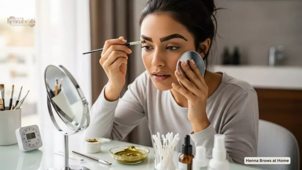Henna Brows at Home