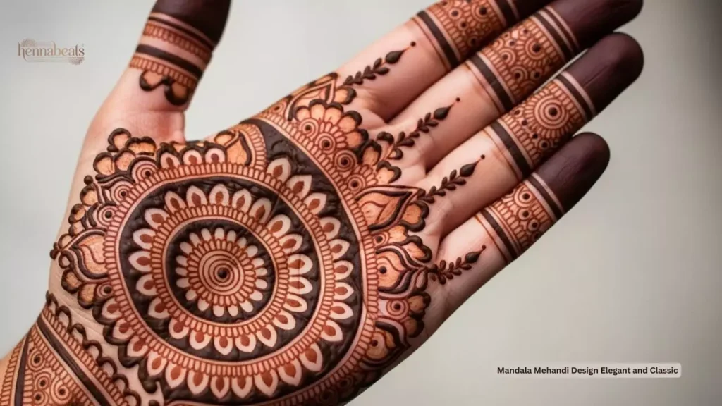 Mandala Mehandi Design Elegant and Classic