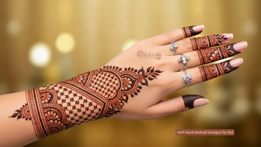 Half Hand Mehndi Designs for Eid