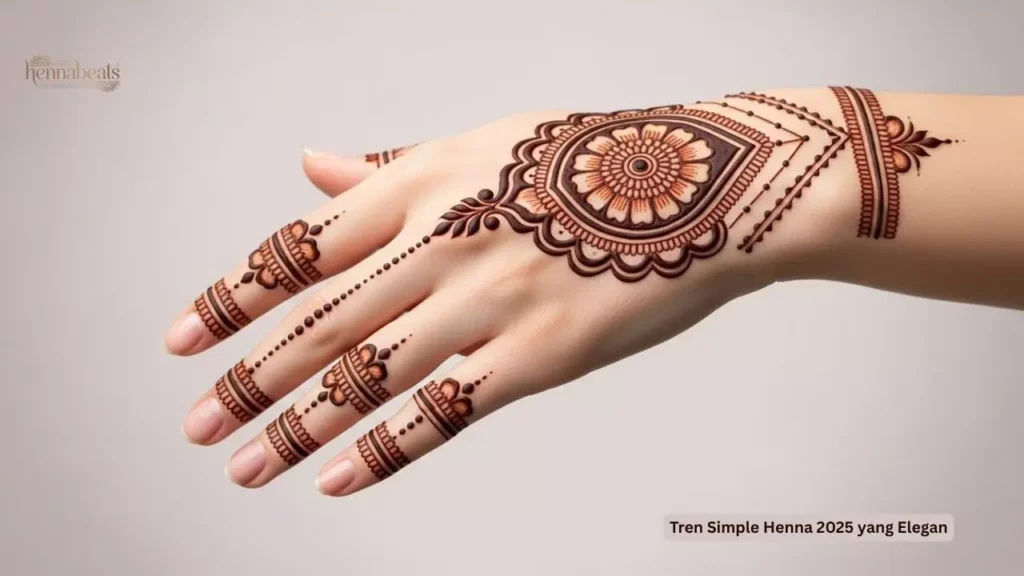 Tren Simple Henna 2025 yang Elegan