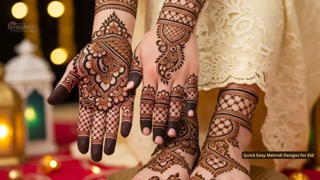 Quick Easy Mehndi Designs for Eid