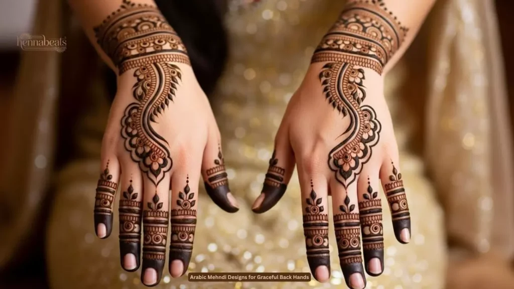 Arabic Mehndi Designs for Graceful Back Hands