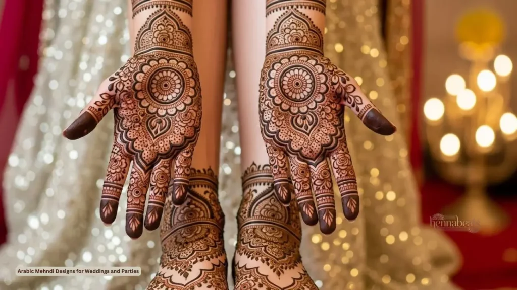 Arabic Mehndi Designs for Weddings and Parties
