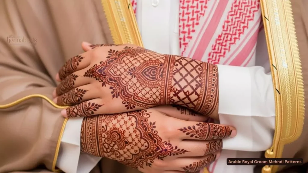 Arabic Royal Groom Mehndi Patterns