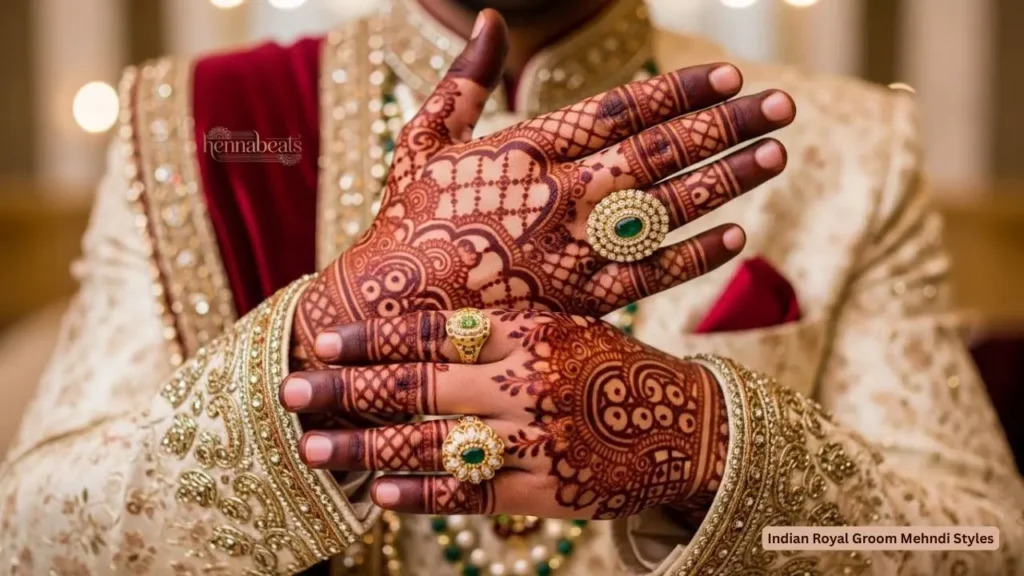 Indian Royal Groom Mehndi Styles