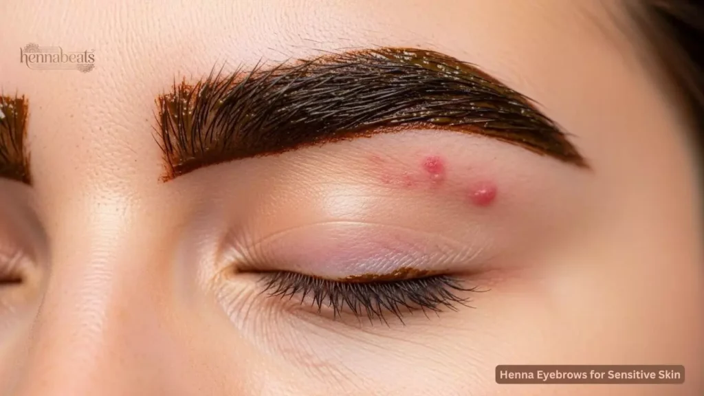 Henna Eyebrows for Sensitive Skin