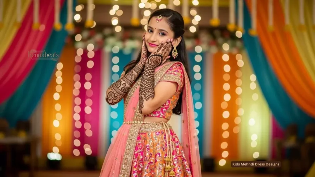 Kids Mehndi Dress Designs