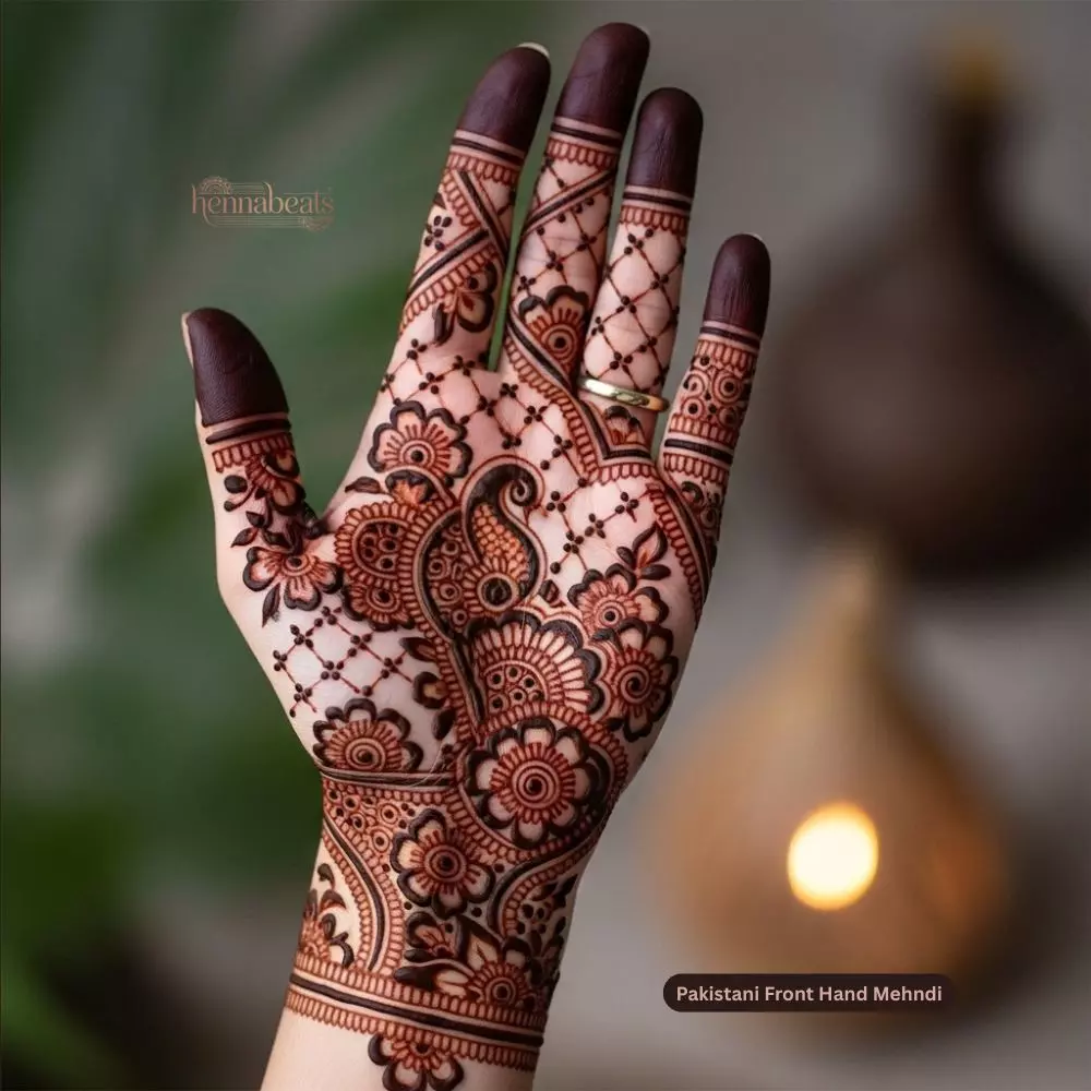 Pakistani Front Hand Mehndi
