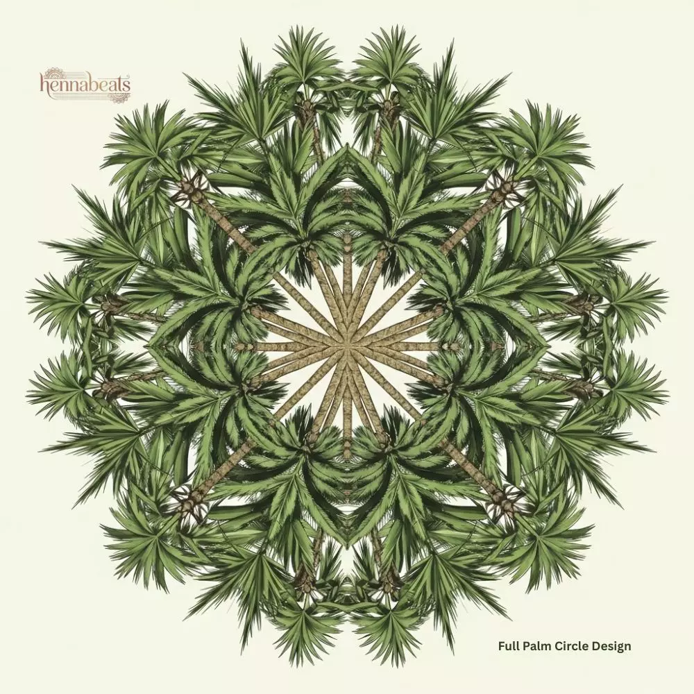Full Palm Circle Design