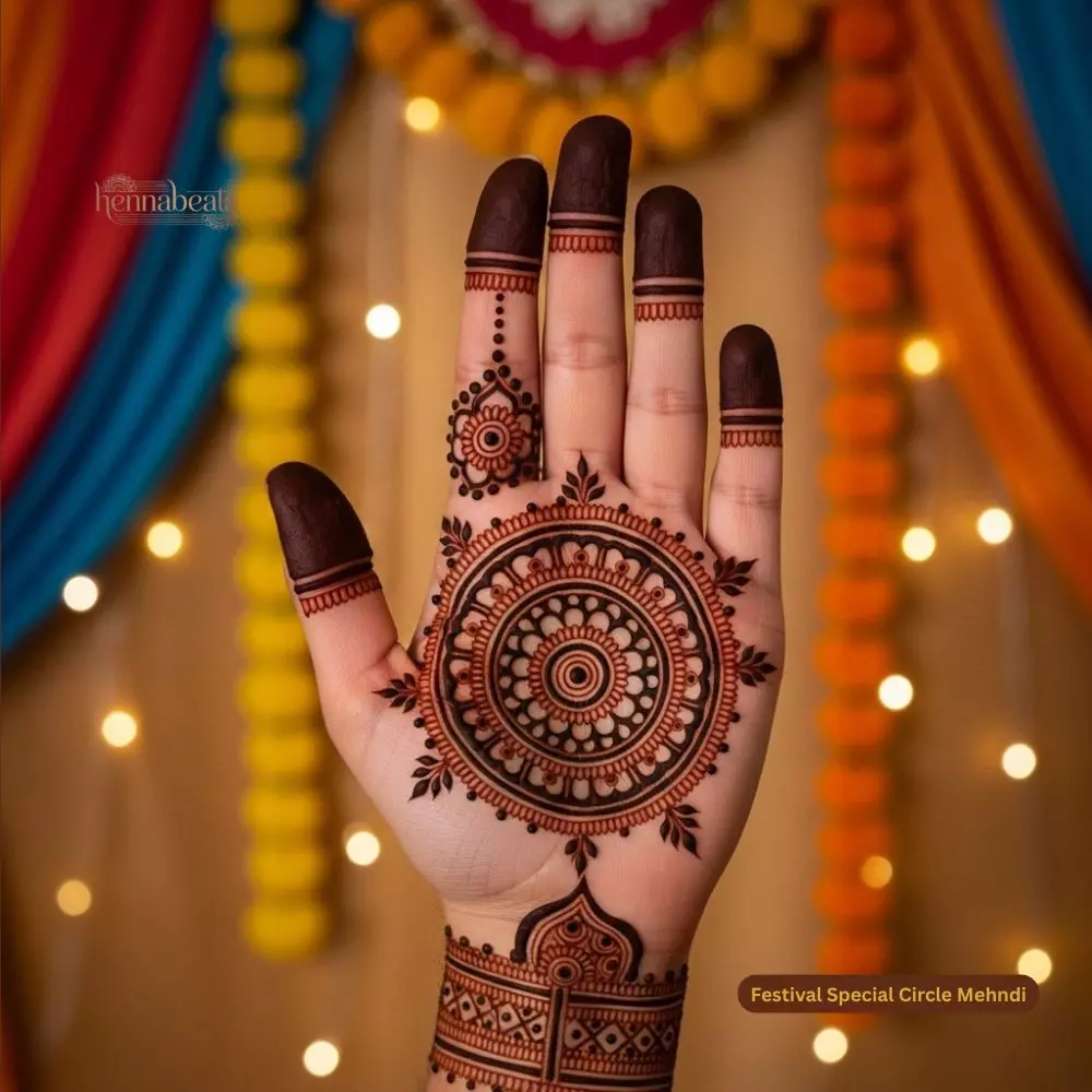 Festival Special Circle Mehndi