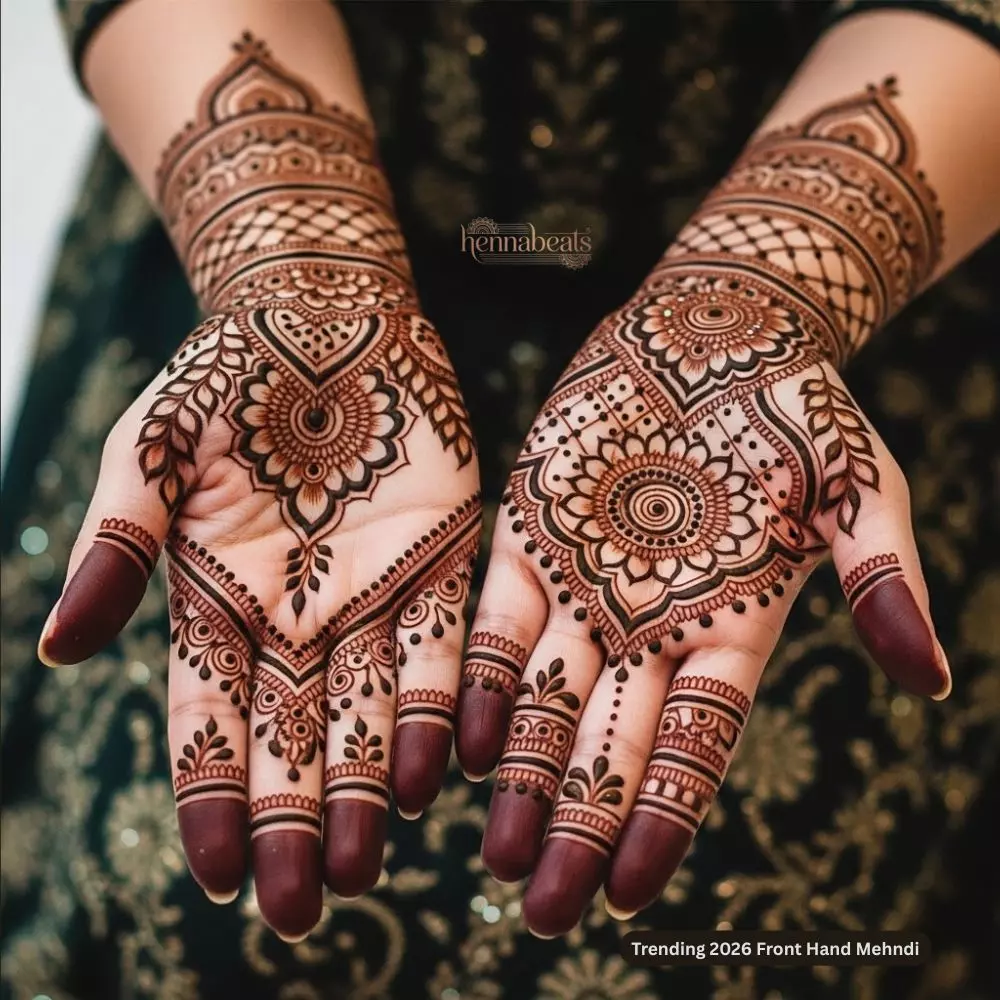 Trending 2026 Front Hand Mehndi