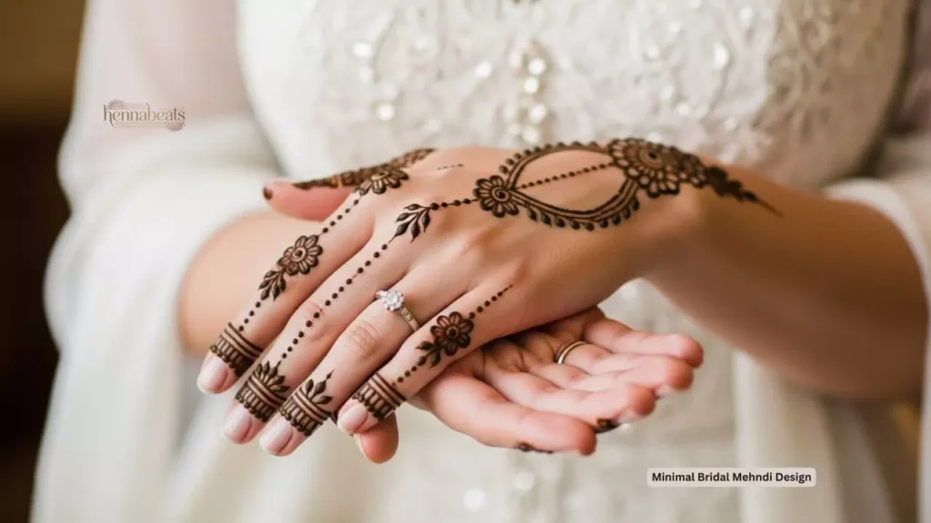 Minimal Bridal Mehndi Design