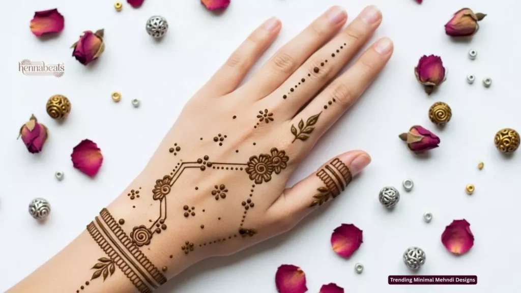 Trending Minimal Mehndi Designs