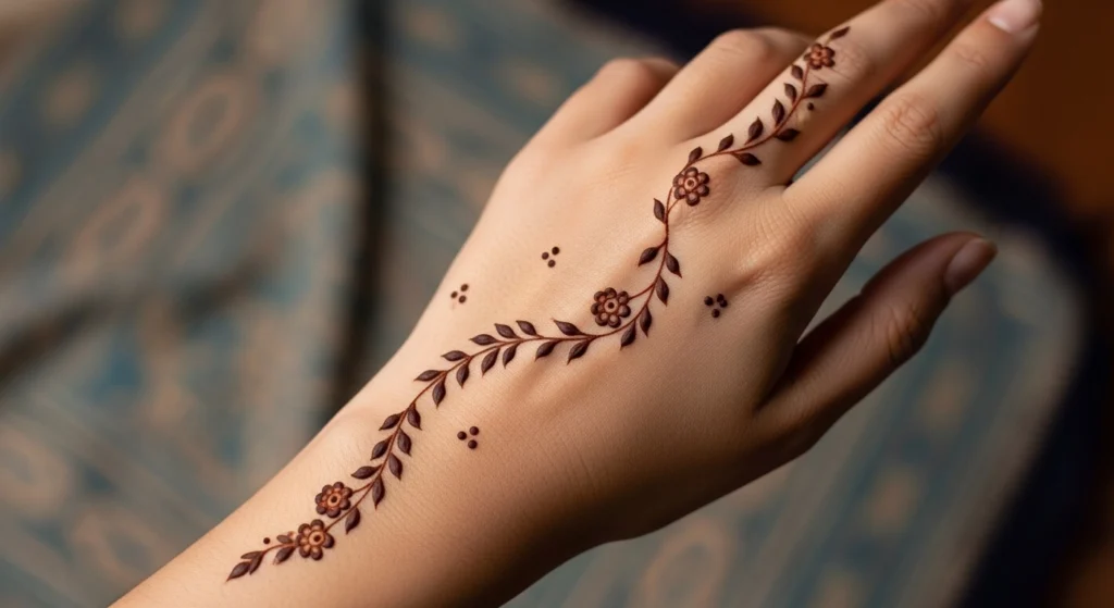 Minimal Mehndi Design