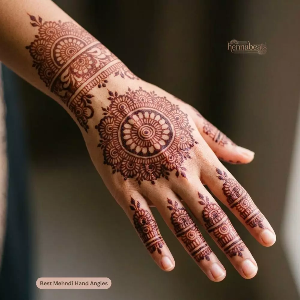 Best Mehndi Hand Angles