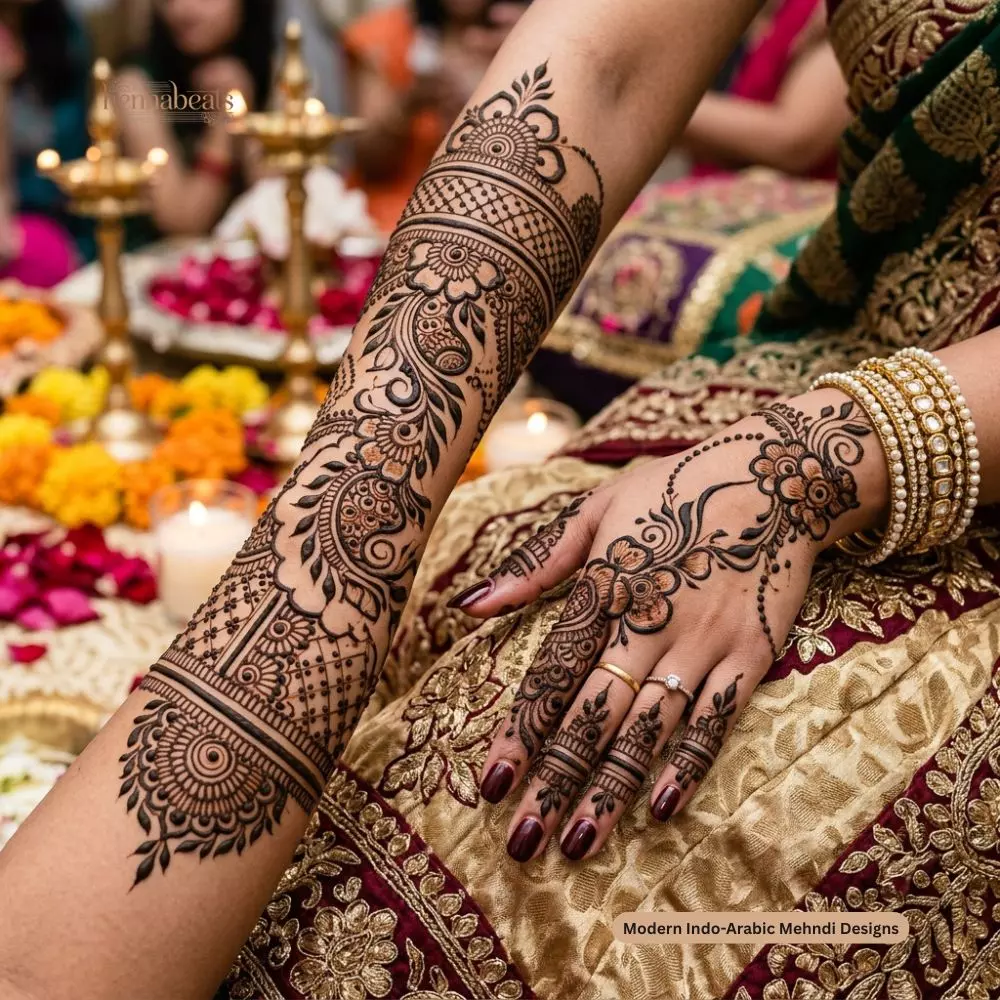 Modern Indo-Arabic Mehndi Designs