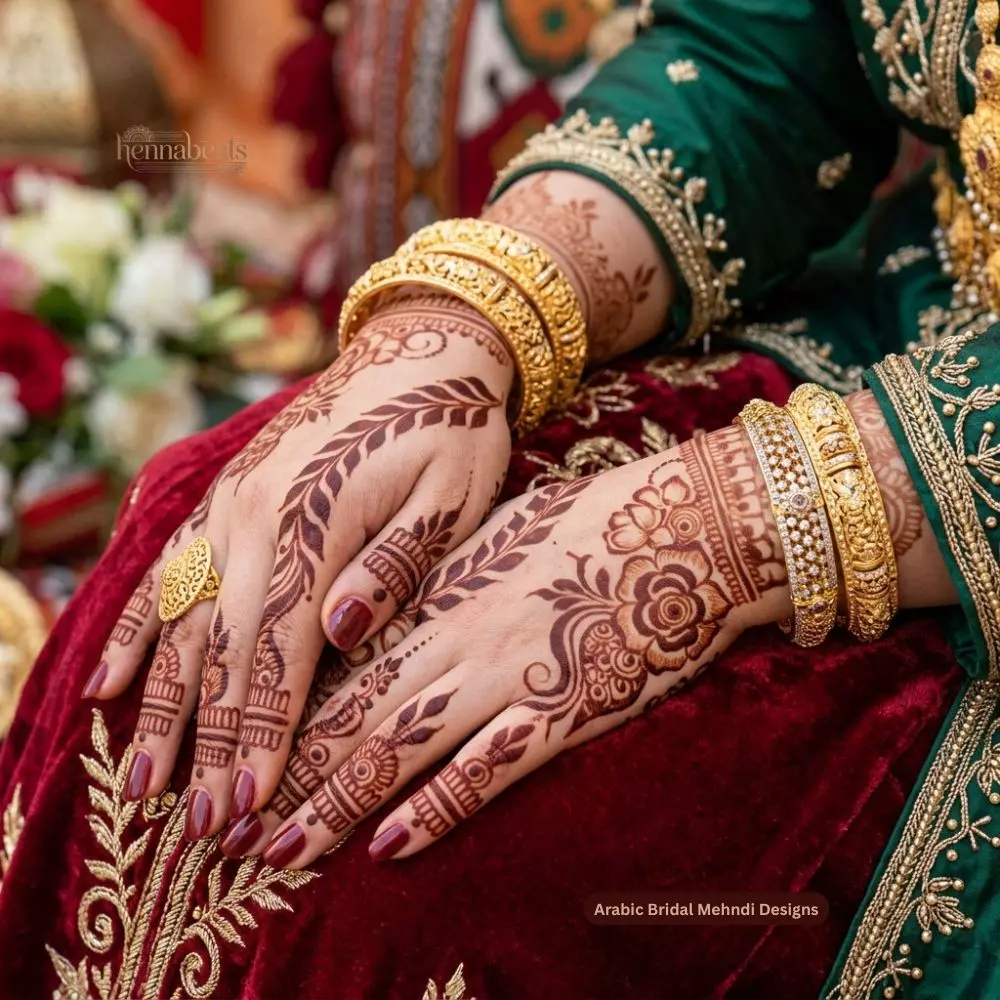 Arabic Bridal Mehndi Designs