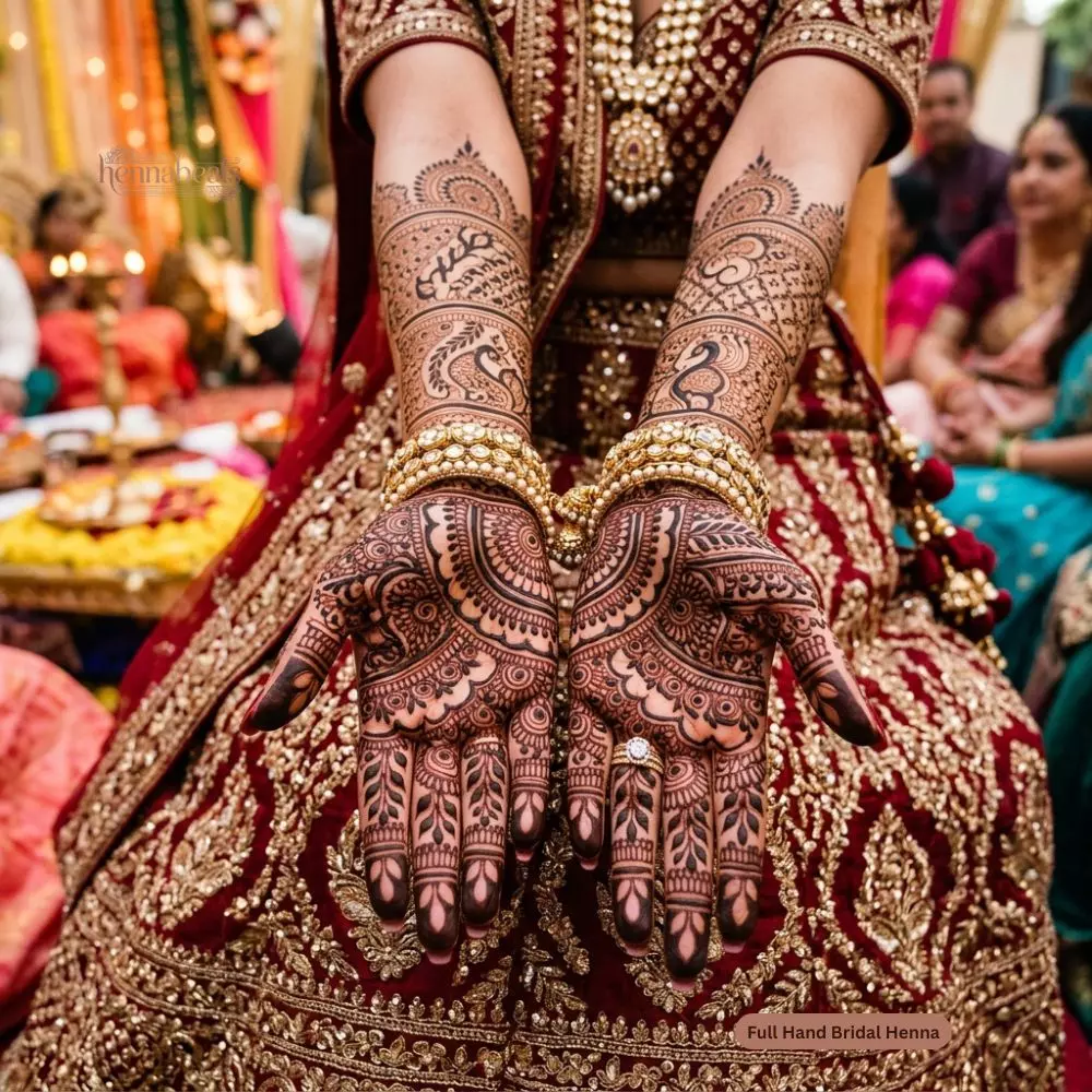Full Hand Bridal Henna