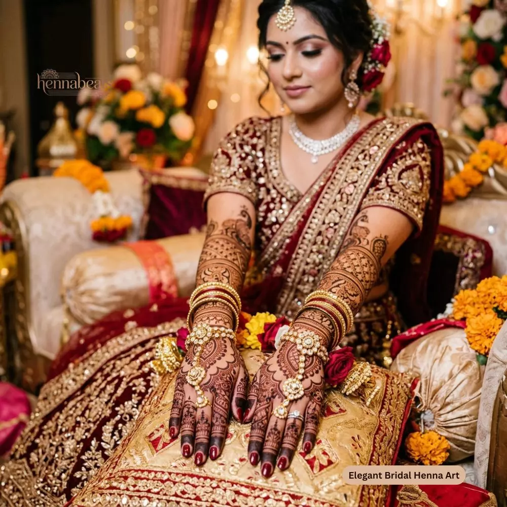 Elegant Bridal Henna Art