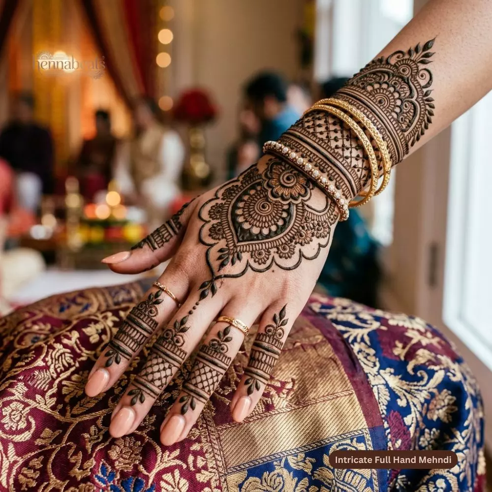 Intricate Full Hand Mehndi