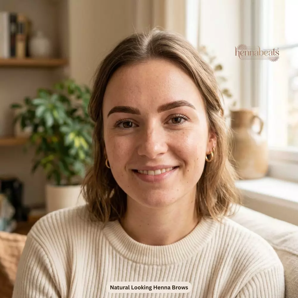 Natural Looking Henna Brows