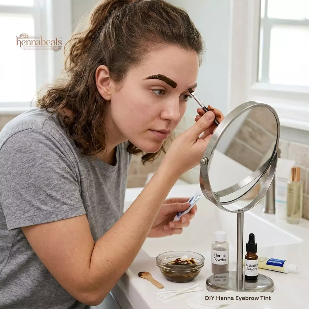 DIY Henna Eyebrow Tint