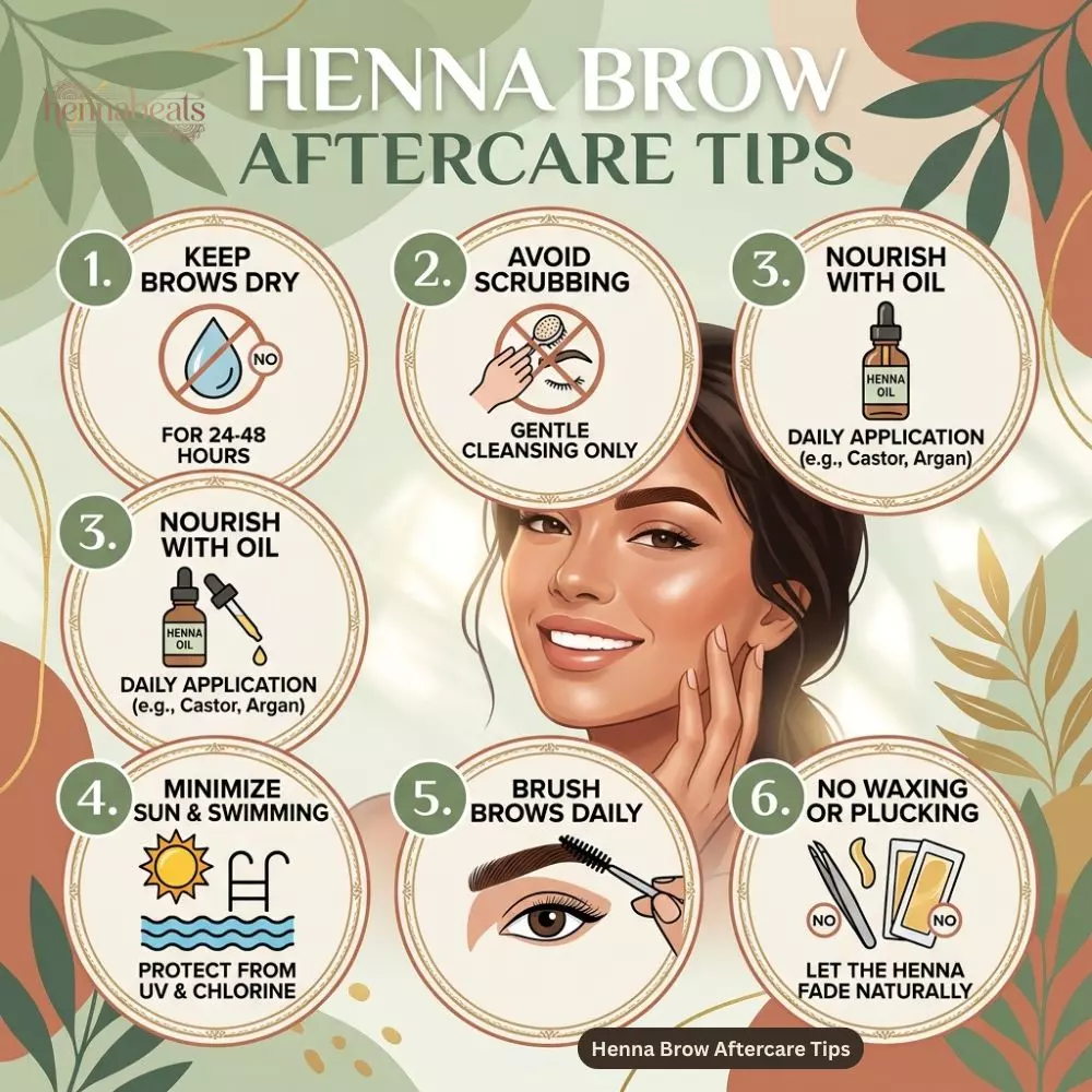 Henna Brow Aftercare Tips