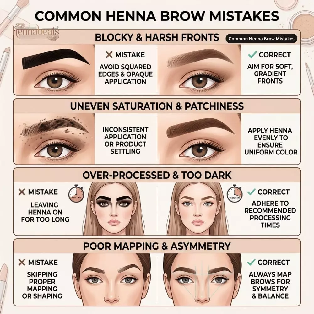 Common Henna Brow Mistakes