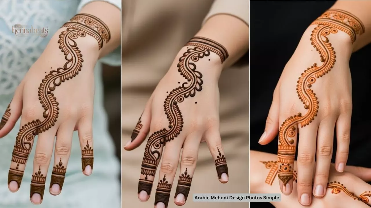 Arabic Mehndi Design Photos Simple