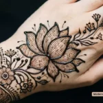 30+ Beautiful Modern Lotus Mehndi Designs 2026