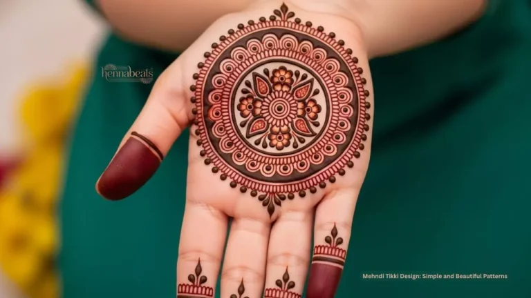 20+ Mehndi Tikki Design: Simple and Beautiful Patterns