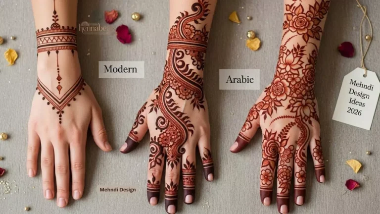 20+ Mehndi Design Ideas 2026 – Modern, Arabic & Floral Styles