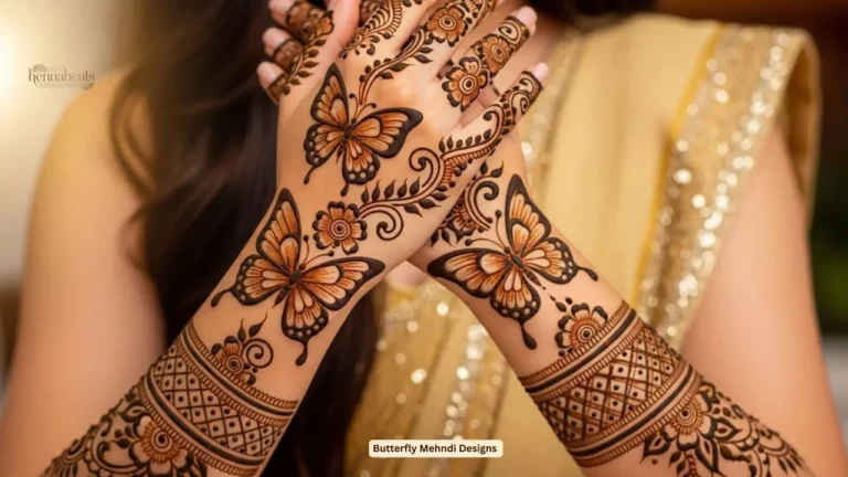 30+ Stunning Butterfly Mehndi Designs – Add Charm & Joy to Your Look